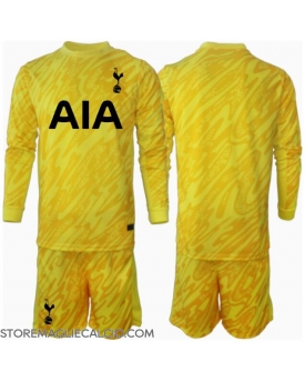 Tottenham Hotspur Portiere Maglia Gara Casa Repliche 2024-25 Bambino Maniche Lunghe
